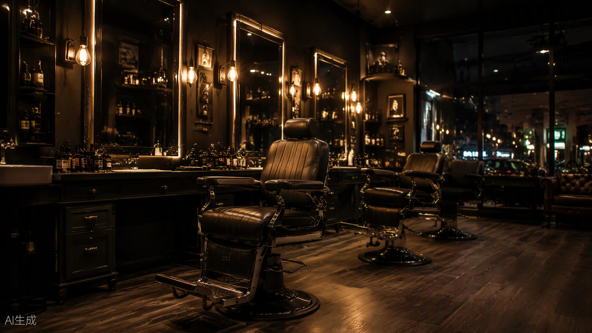 Site modelo Barber Shop, barbearia premium em São Paulo